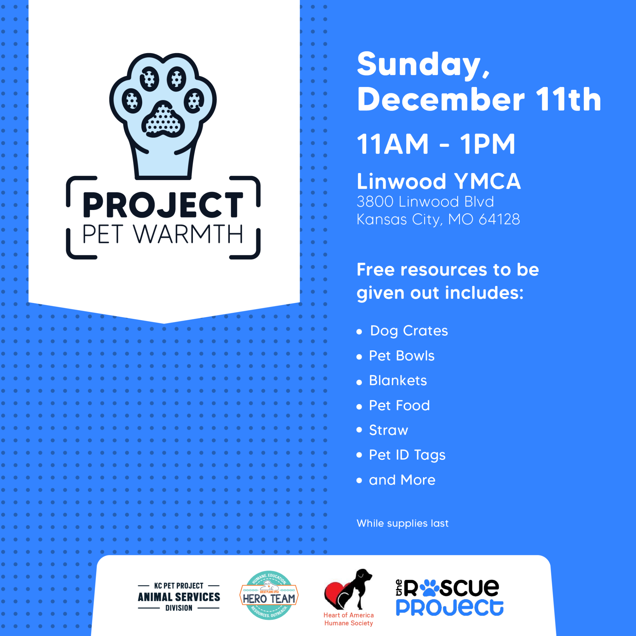 Upcoming Events | KC Pet Project