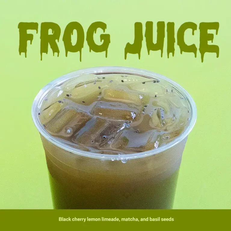 Frog Juice drink graphic