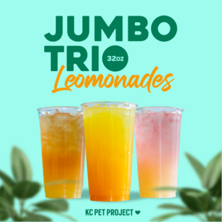 jumbo trio lemonade drinks