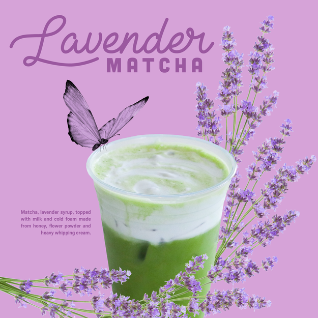 Lavender Matcha graphic